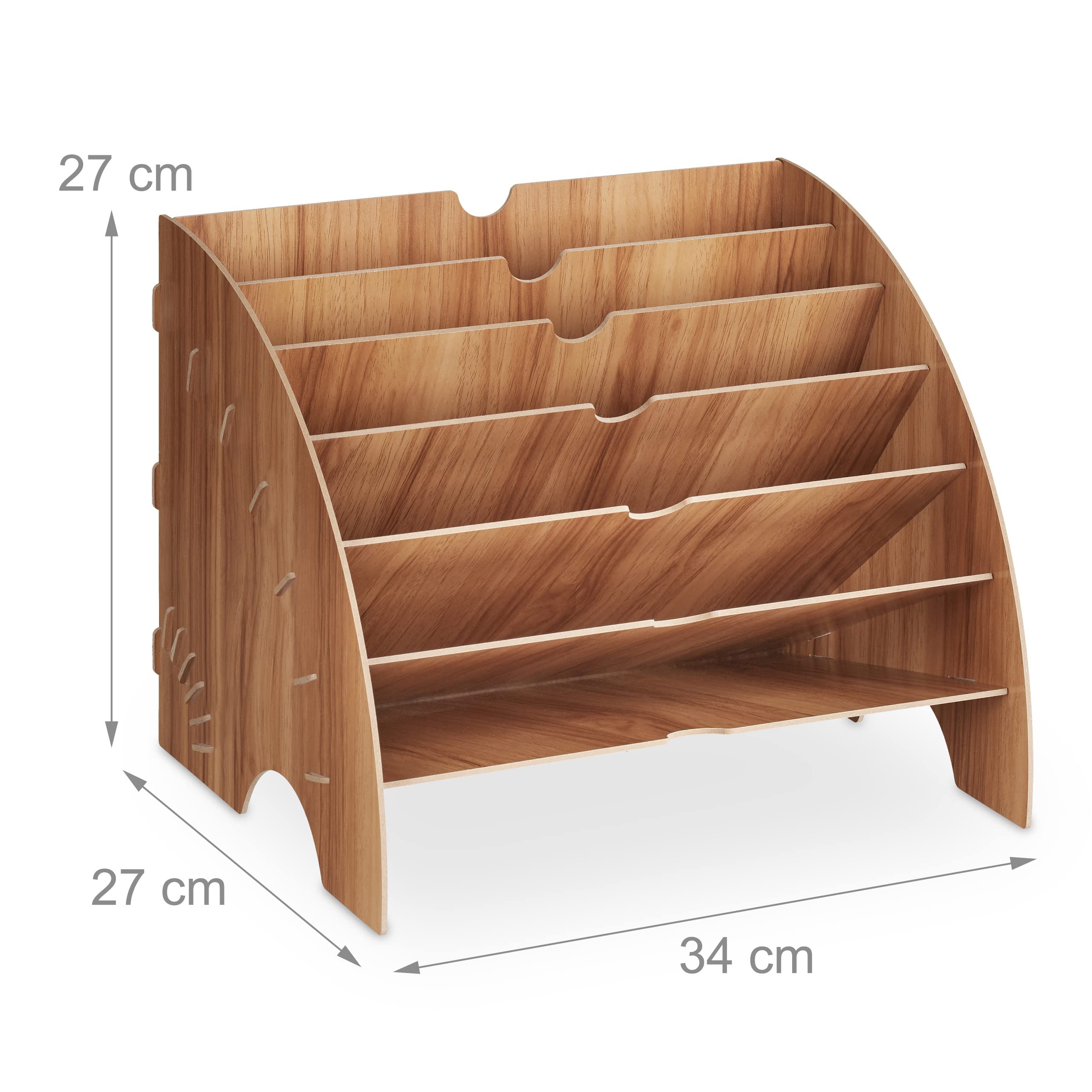 Transparenter Schreibtisch Organizer - Dokumentenablage Für Büro & Homeoffice