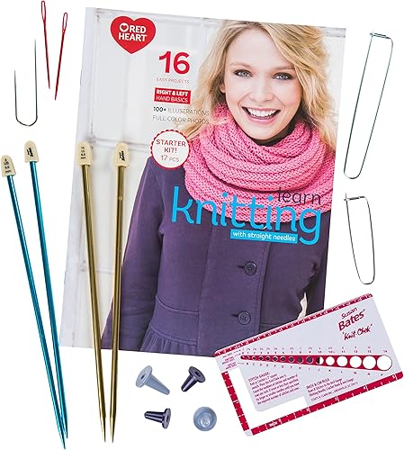 Miniatura 2 de Red Heart, Cómo tejer el kit, mi profesor de tejido, aprende a establecer