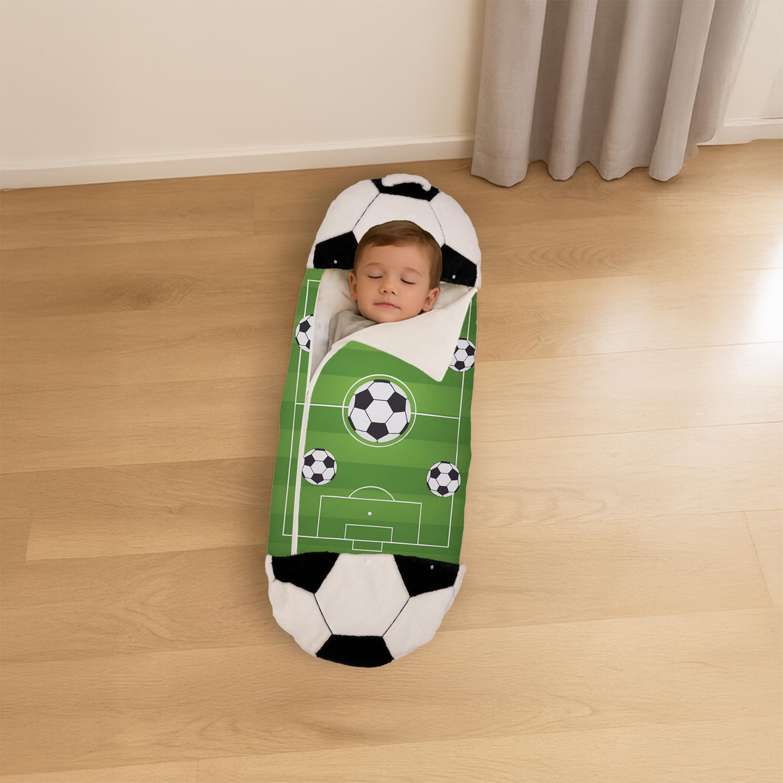 Saco Dormir Infantil Estilo Animal 2 en 1 Plegable con Almohada - Saco para Niños Menores de 135-180cm Super Suave y Divertida…