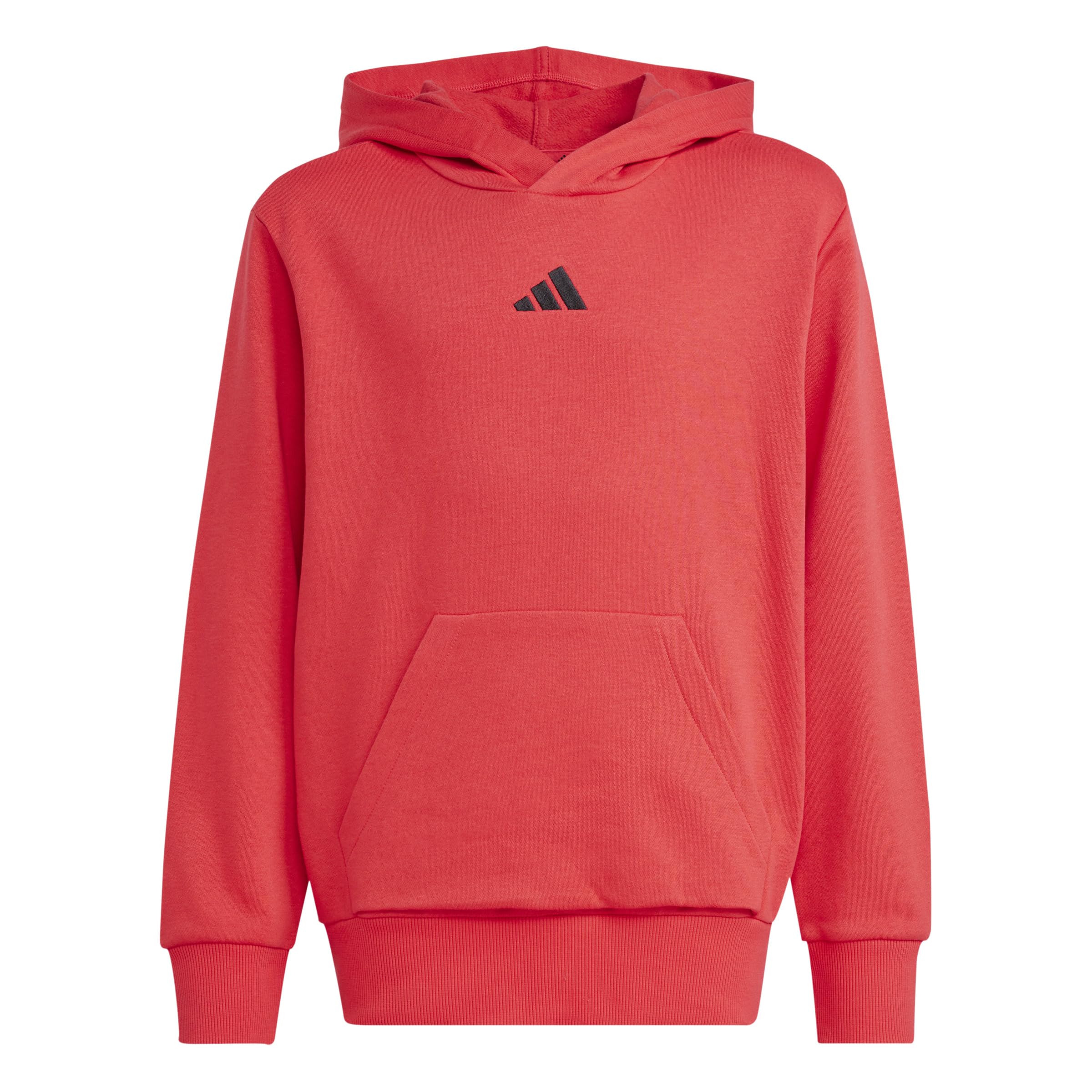 adidas Unisex Kids ESSENTIALS POCKET HOODIE, pure ruby/black, 9-10 Years