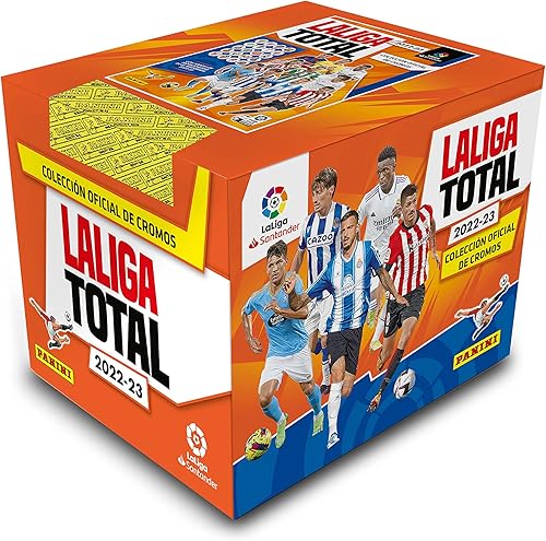 La Liga Total - Caja de 50 Sobres, Naranja, Normal (Panini Spain 1)