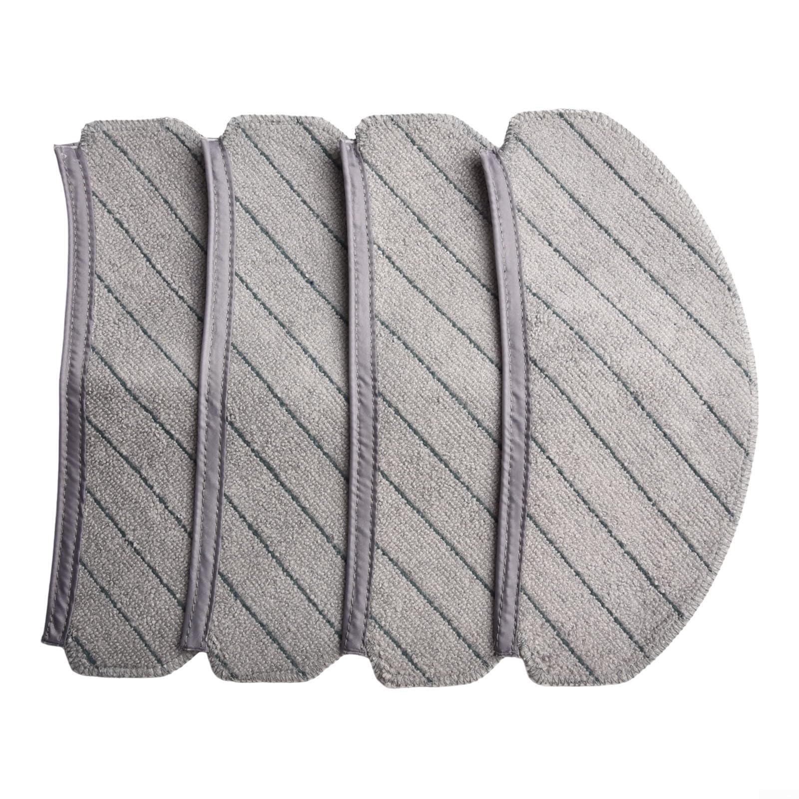 Microfiber Mop Cloth, Floor Cleaning Tool Kits, Sweeper Machine Replacement Part For Deebot N20 / N20 PLUS / N20 For PRO PLUS Vacuum Cleaner(4 PACK)