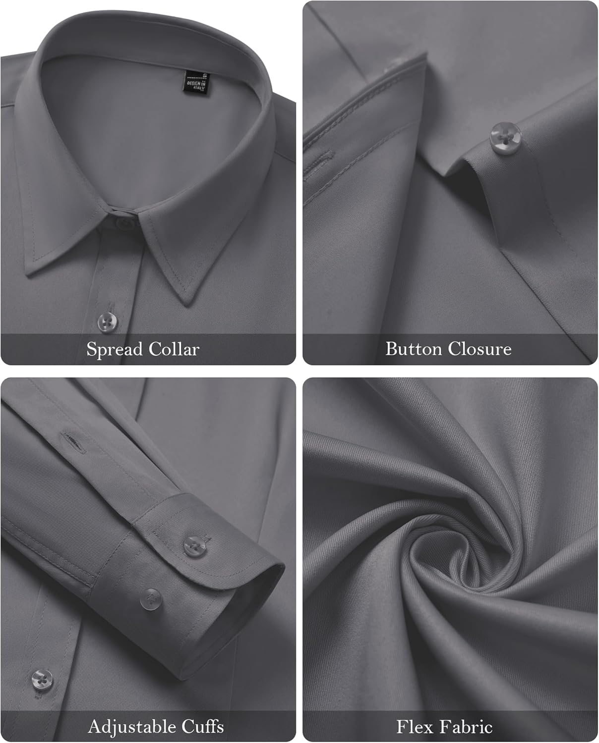 Button Down Shirts for Women Wrinkle Free Dress Shirt Classic Fit Long Sleeve Casual Business Blouse Work - Image 4