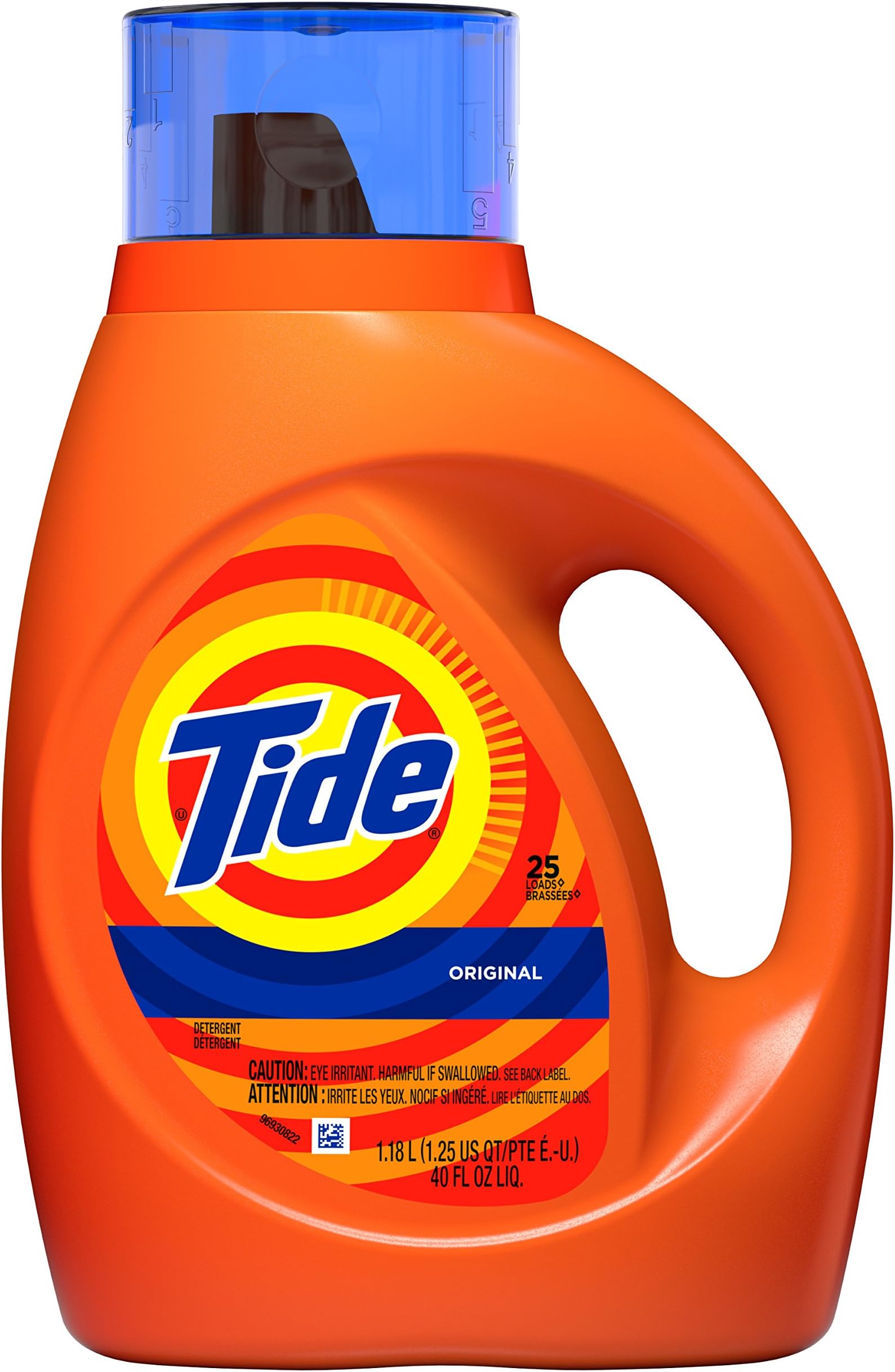 Tide Original Scent HE Turbo Clean Liquid Laundry Detergent 40 oz 25 loads