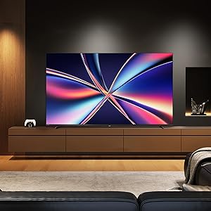 Hisense 43" E6 Cinema Series QLED 4K UHD Smart Fire TV (43E6QF, 2025 Model) - QLED, AI Light Sensor, Dolby Vision  Atmos, Voice Remote with Alexa, Motion Rate 120, HDR 10+ Adaptive, Game Mode Plus