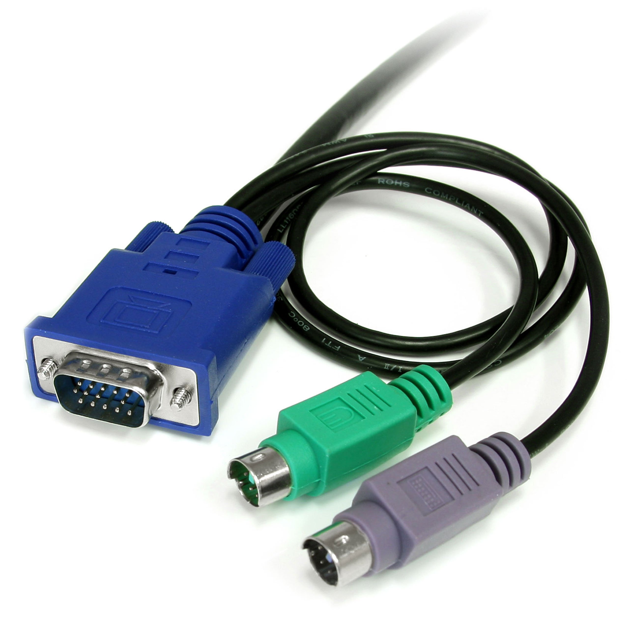 Cavo KVM Supermicro 0,115 M Per Tastiera, Video E Mouse – Collegamento Multicolore E Nero