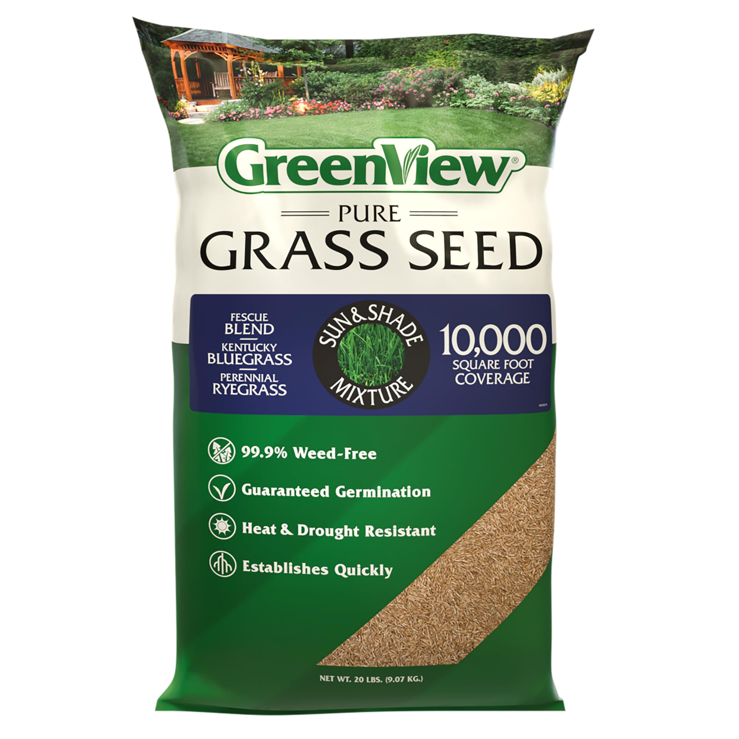 GreenView Sun and Shade 20 lb Grass Seed