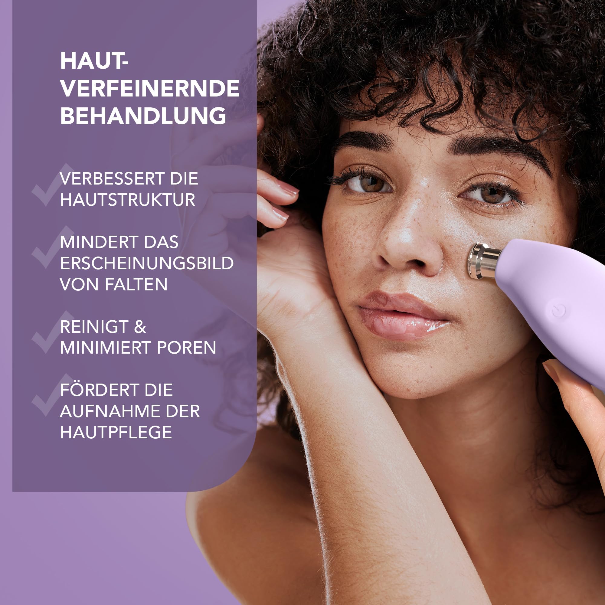 FOREO KIWI derma Mikrodermabrasion + KIWI Poren-Toner-Pads Set | Mikrodermabrasionsgerät, Mitesserentferner, Porensauger, Toner-Pads, Hamamelis, Gesichtspeeling, Diamant