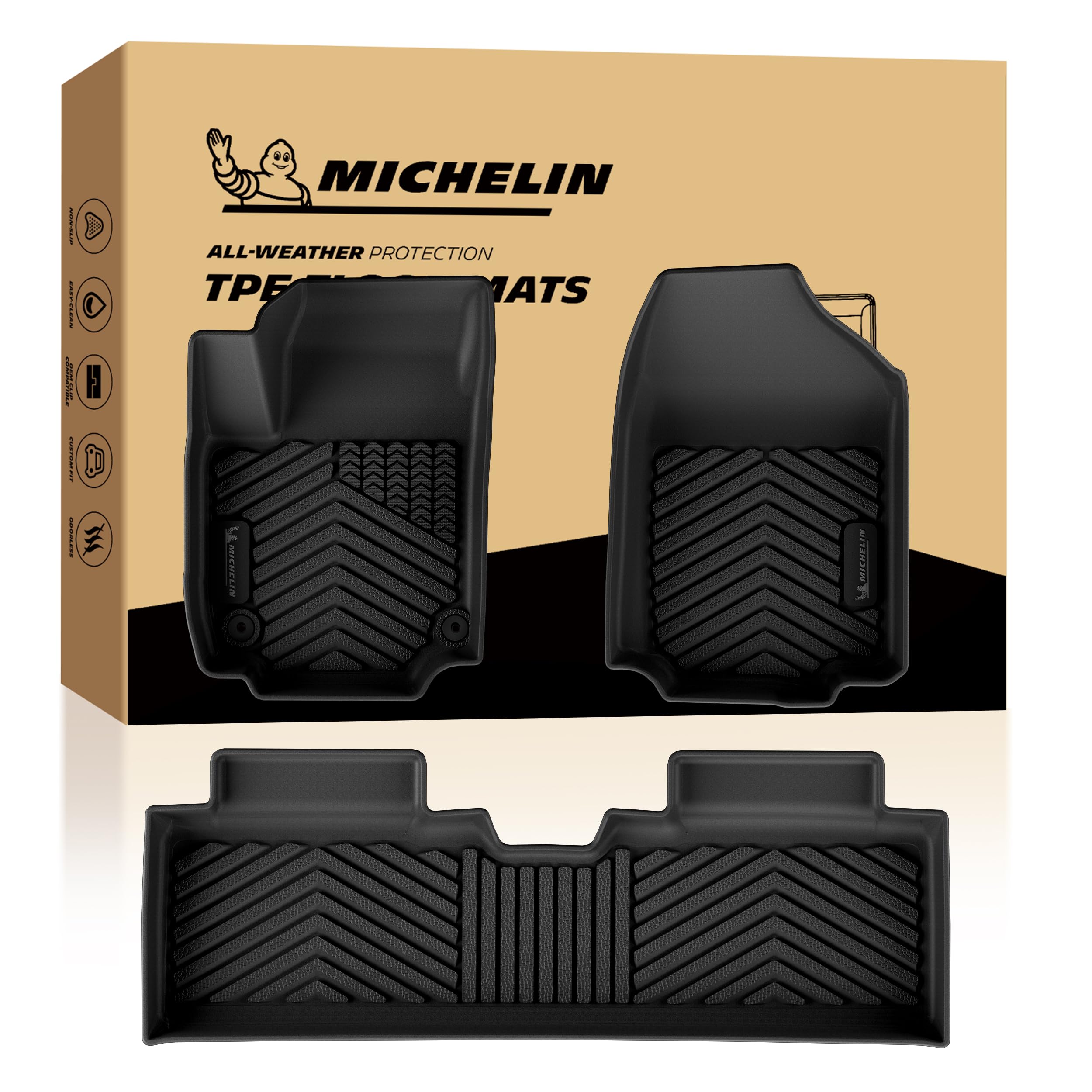 Michelin Vehicle Mats for 2025-2027 Chevy Equinox Gas/GMC Terrain (3 Piece)