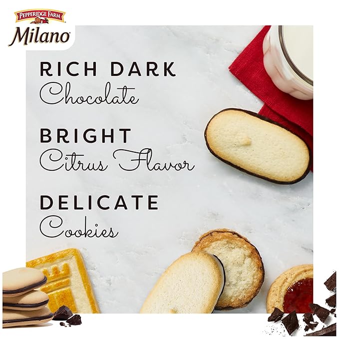 Pepperidge Farm Milano Cookies, Chocolate Orange, 7 oz miniatura 5