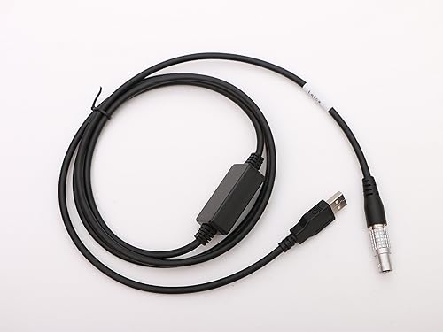 1B 8pin Male Plug to USB Data Cable for Leica Total Stations