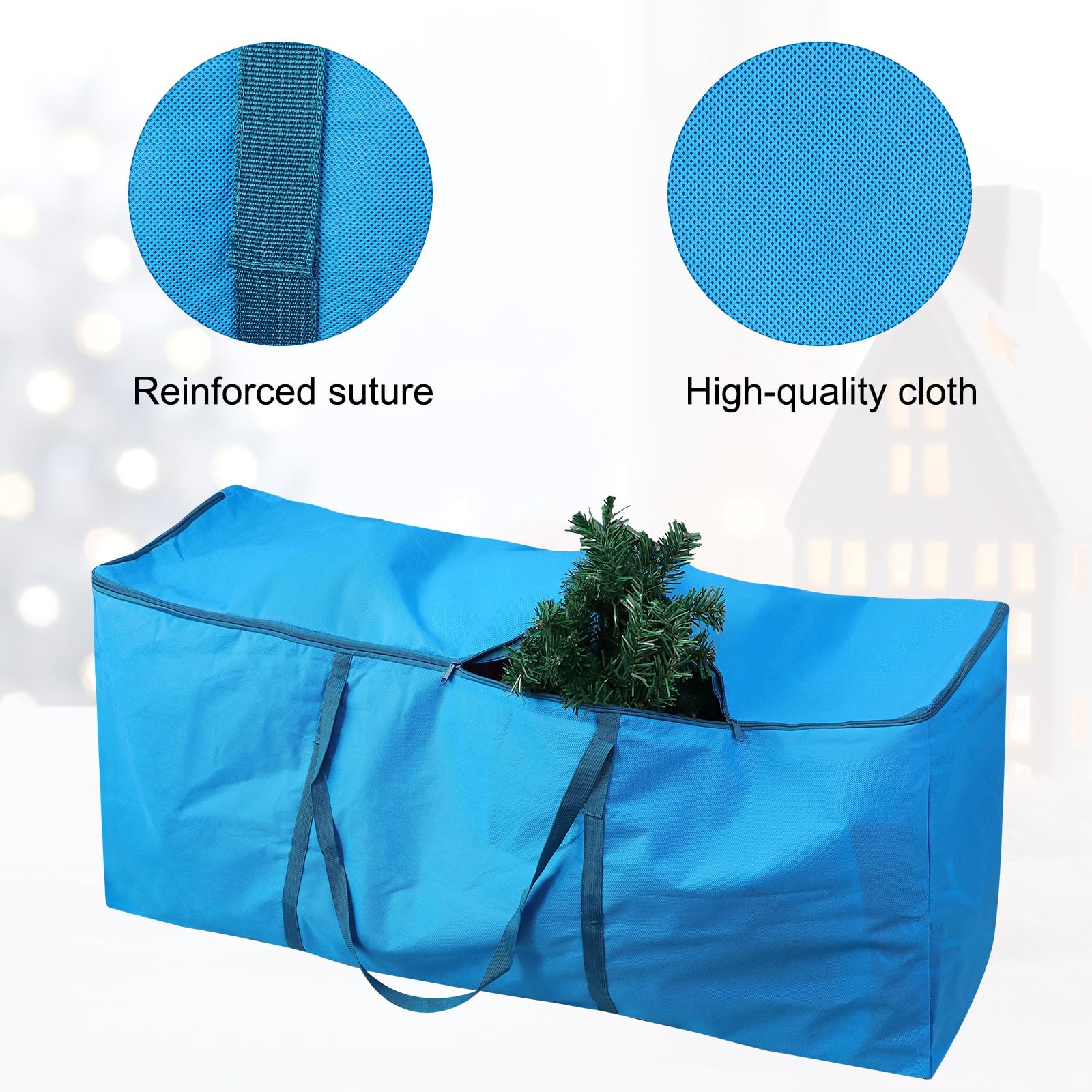 SONGMICS Sac De Rangement Pour Sapin De Noël Artificiel, Housse De Protection Pour Arbre Jusqu'à