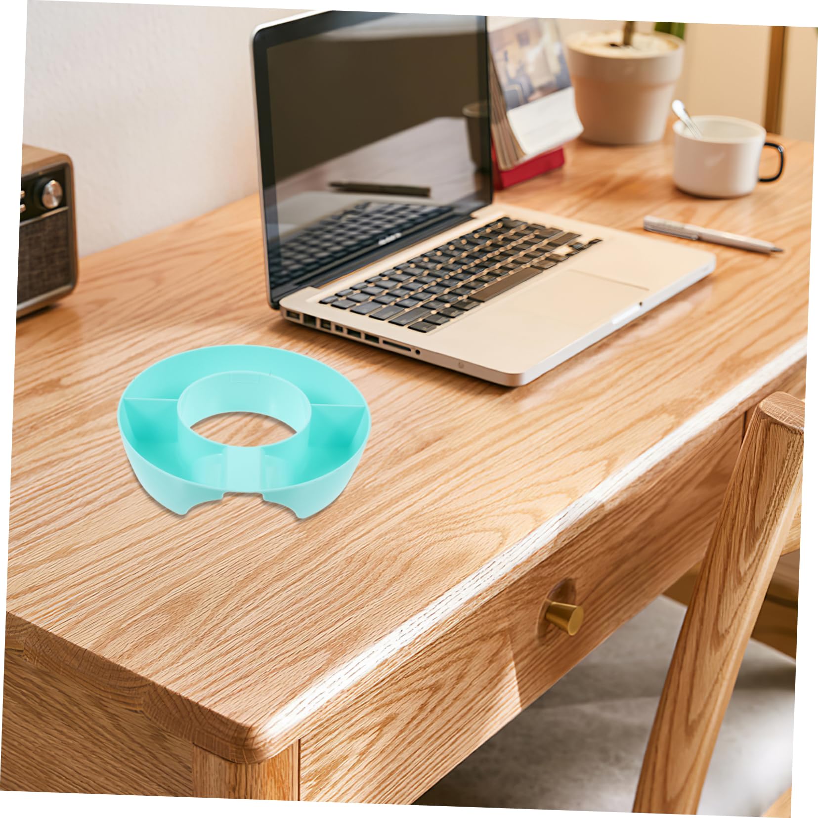 Ciieeo Tumbler Snack Tray with Snack Ring Reusable Portable Bowl for Outdoor Picnics Camping and Road Trips Convenient Tumbler Cup Accessory