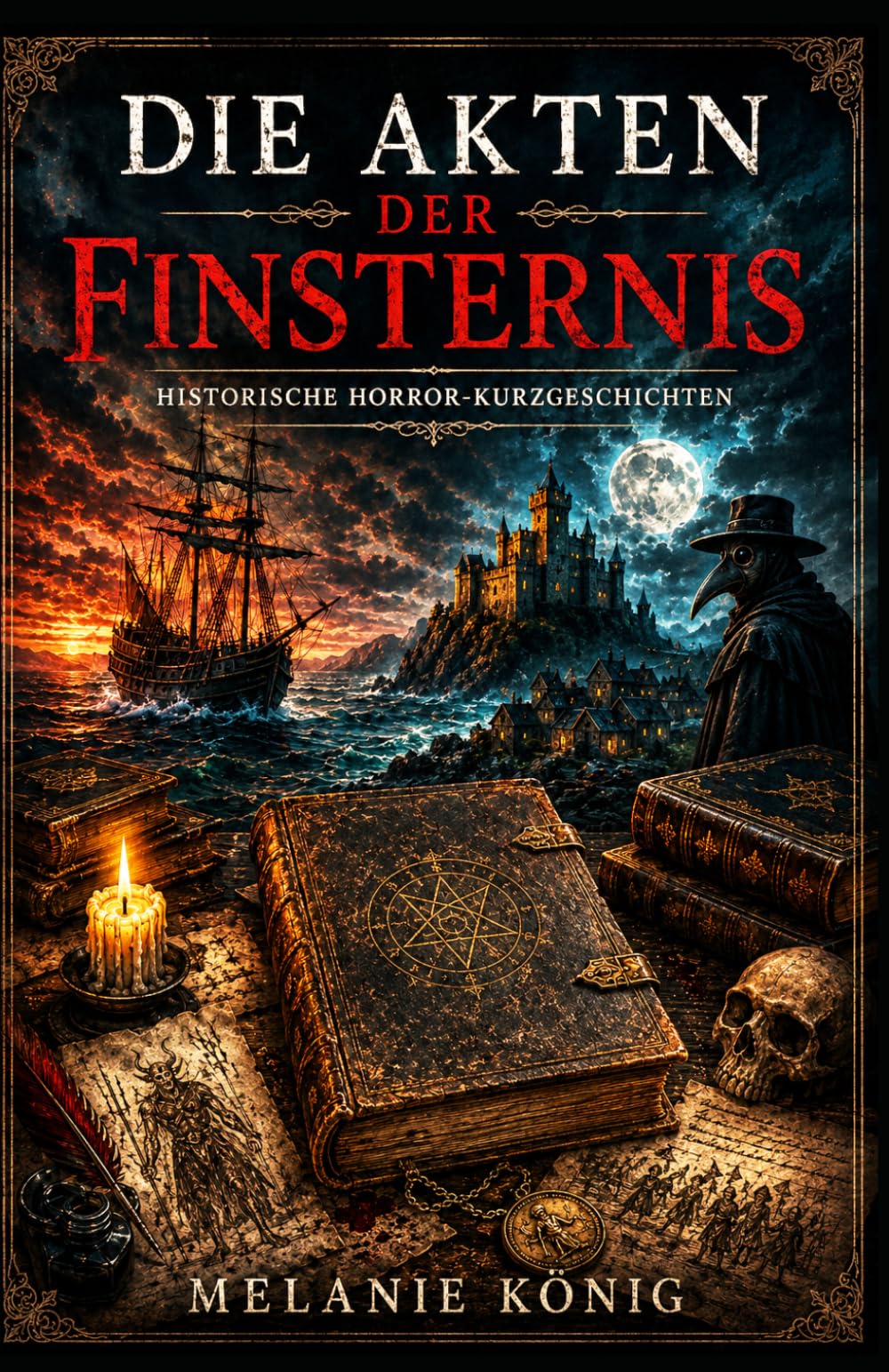 Die Akten der Finsternis: Historische Horror-Kurzgeschichten (Anthologie) (Historische Horror-, Fantasy- und Kriminalgeschichten)