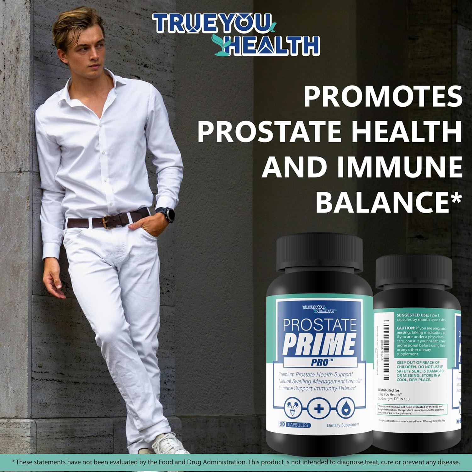 Prostate Prime Pro - Improved Formula - Our Best Prostate Support Supplement For Men’s Health - Natural Prostatitis Prostate Health - Natural Prostate Remedies - Men Prostate Vitamin Prostaprime Pills