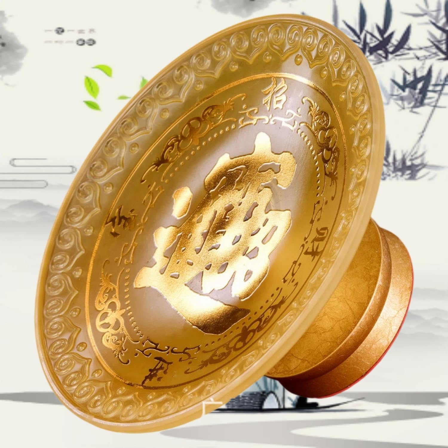 财神爷供果盘家用上供招财供盘佛堂 Feng Shui Home Office Shop Decorations