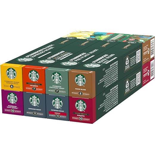 Starbucks Variety Pack Coffee Pods 8 Flavours (Pack of 8)