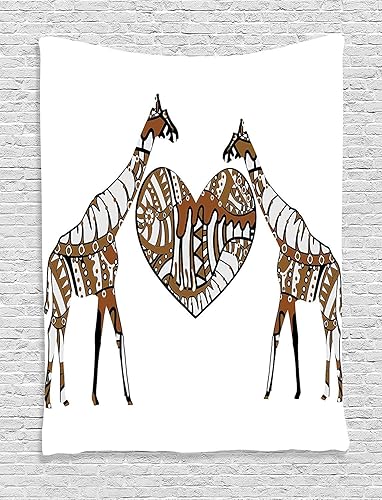 Miniatura 79 de Ambesonne Tapiz de fantasía, paisaje de fantasía con reloj, rayos de cielo de ensueño desde el techo, arte ficticio, colgante de pared ancho para