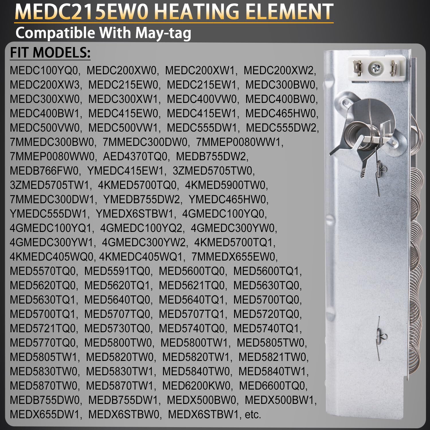 Amazon.com: Dryer Heating Element Compatible With May-tag