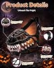 Bozal de perro aterrador con dientes, bozal de Halloween para perro, máscara de monstruo perro del infierno | Bozal de perro aterrador con dientes – Bozal de Halloween para perro con máscara de monstruo aterrador para fiestas, fotos y disfraces de mascotas 5
