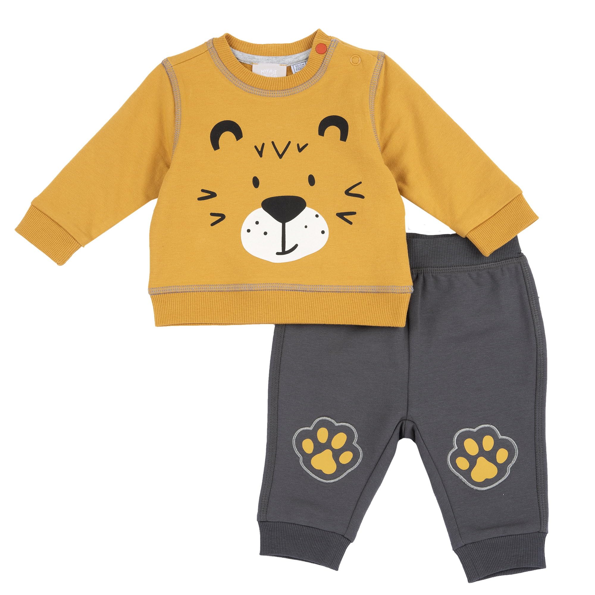 Chicco, Completino Neonato con Felpa e Pantaloni, in Caldo e Morbido Tessuto, Comodo e Pratico, Abbigliamento Neonato 0-24 Mesi, Idea Regalo Neonato, Designed in Italy
