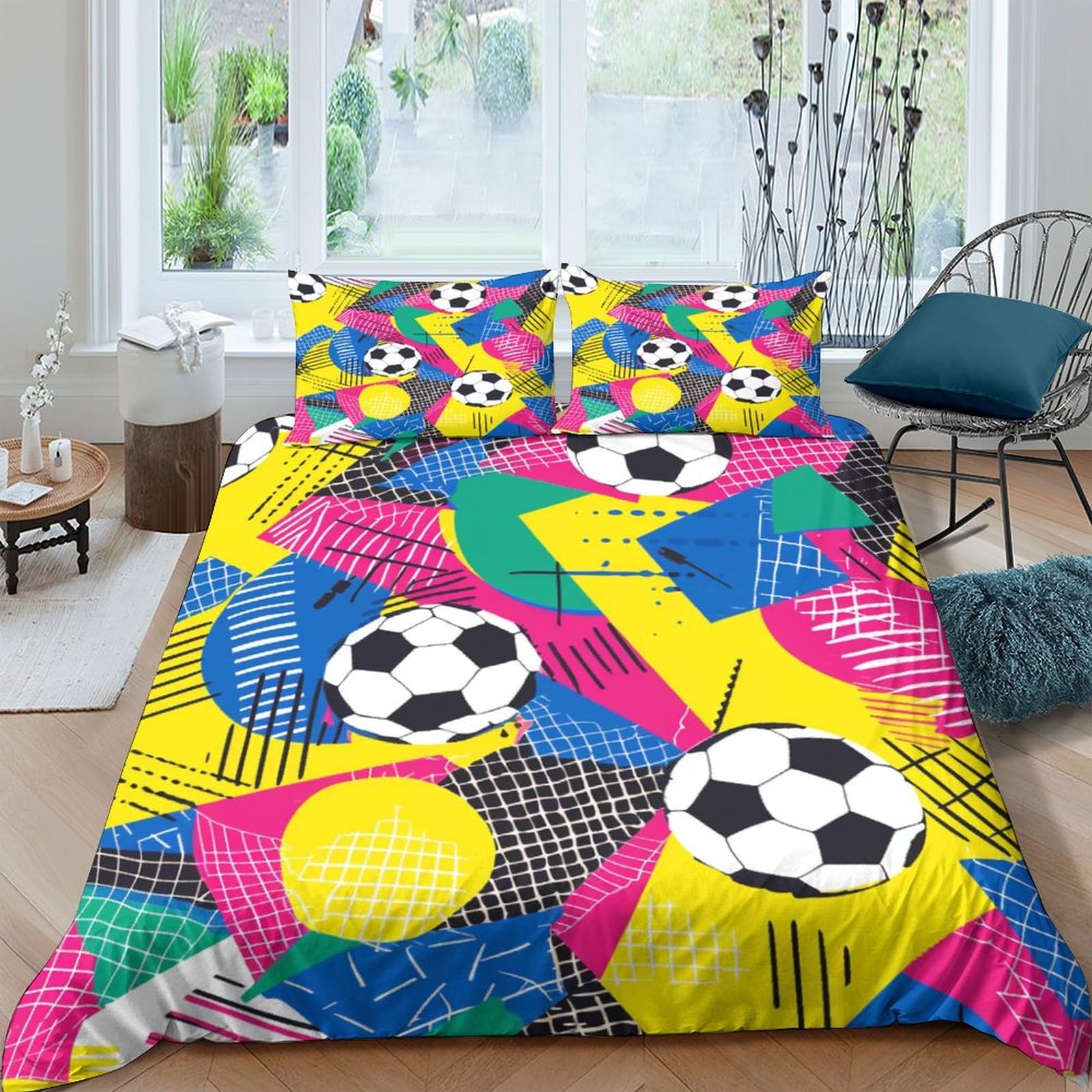 Parure de lit 200x200 football respirante pour en finir avec la transpiration nocturne