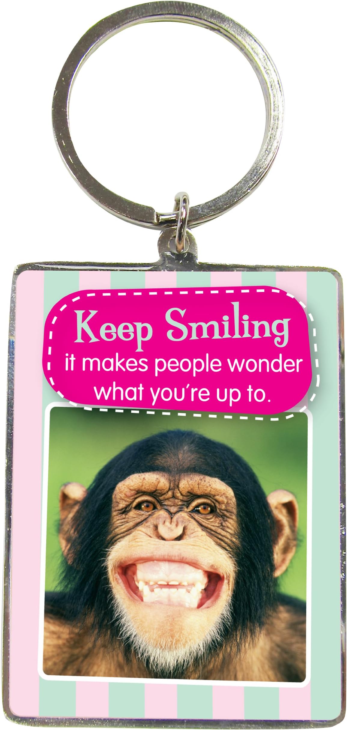 Keyrings Keep Smiling Monkey