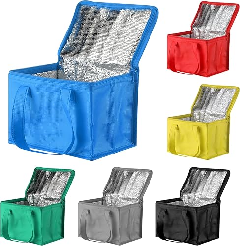 Mifoci Paquete de 6 bolsas aisladas para entrega de alimentos a granel, 16 x 10 x 13 pulgadas, bolsas aisladas para llevar, bolsas de compras disponible en Yaxa Peru