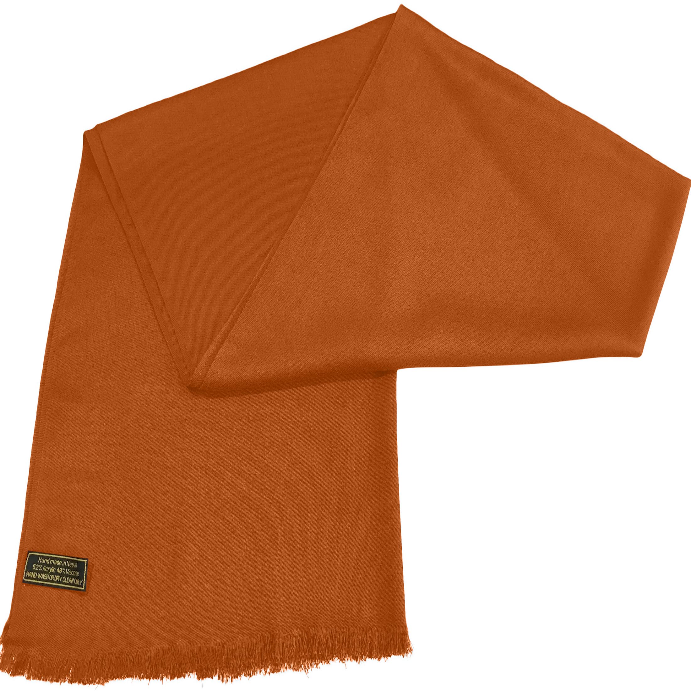CJ Apparel Handgefertigter nepalesischer Damen-Schal mit Fransen Pashmina