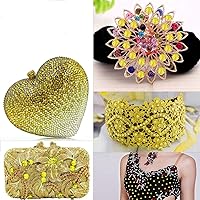 Vista 4 de Briskbloom - 2880 diamantes de imitación termoadhesivos SS6 de 0.079 pulgadas, cristales termoadhesivos con parte trasera plana para manualidades