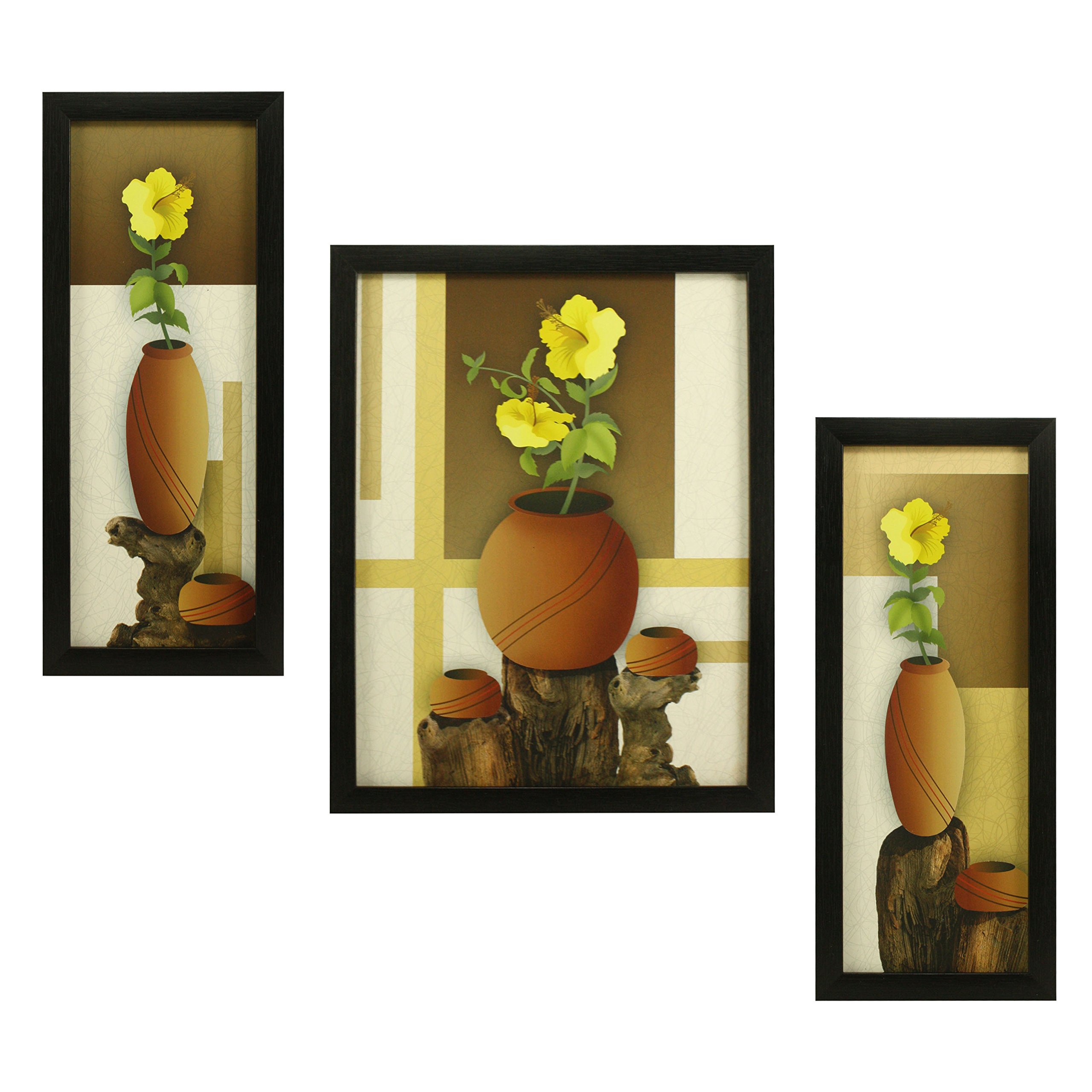 3 PC Set of Floral Paintings Without Glass 5.2 X 12.5, 9.5 X 12.5, 5.2 X 12.5 inch (B07638V5T6) Amazon Price History, Amazon Price Tracker