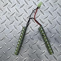 Vista 2 de Elite Force Batería Airsoft para pistolas eléctricas de Airsoft BB de 0.236 in, 9.6 V NiMH 1600 mAh, mariposa