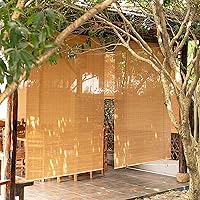 Vista 4 de Persianas de bambú de bambú para exteriores, persianas enrollables de bambú para ventanas, persianas de bambú para patio, sin cordones para porche