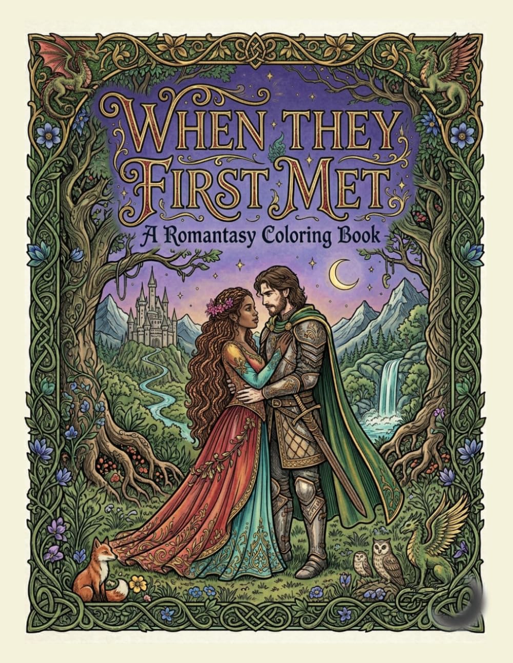 When They First Meet: A romantasy Coloring book