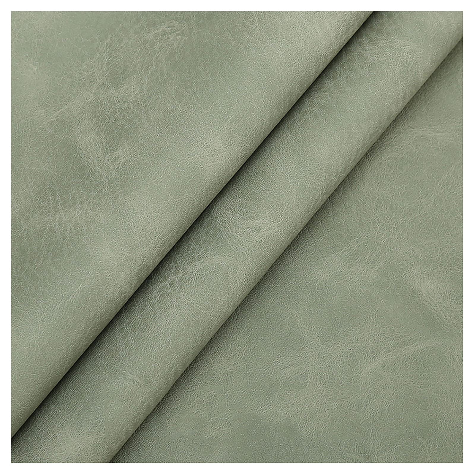 Tissu texturé similicuir chaux pour réparer un canapé griffé ou usé facilement
