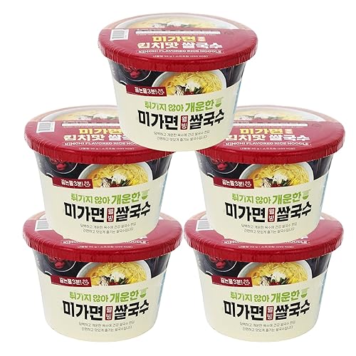 Sopa de fideos de arroz Well-Being Kimchi  de 325 onzas 325oz 5 paquetes