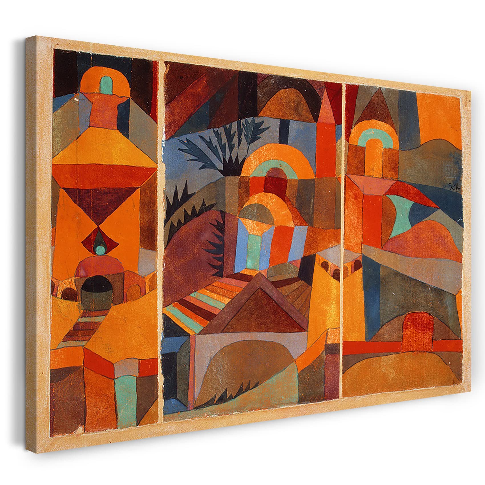 Impression sur toile Paul Klee pour habiller un grand mur vide de 120x80