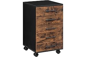 HOOBRO 5-Drawer Under Desk Storage Solution