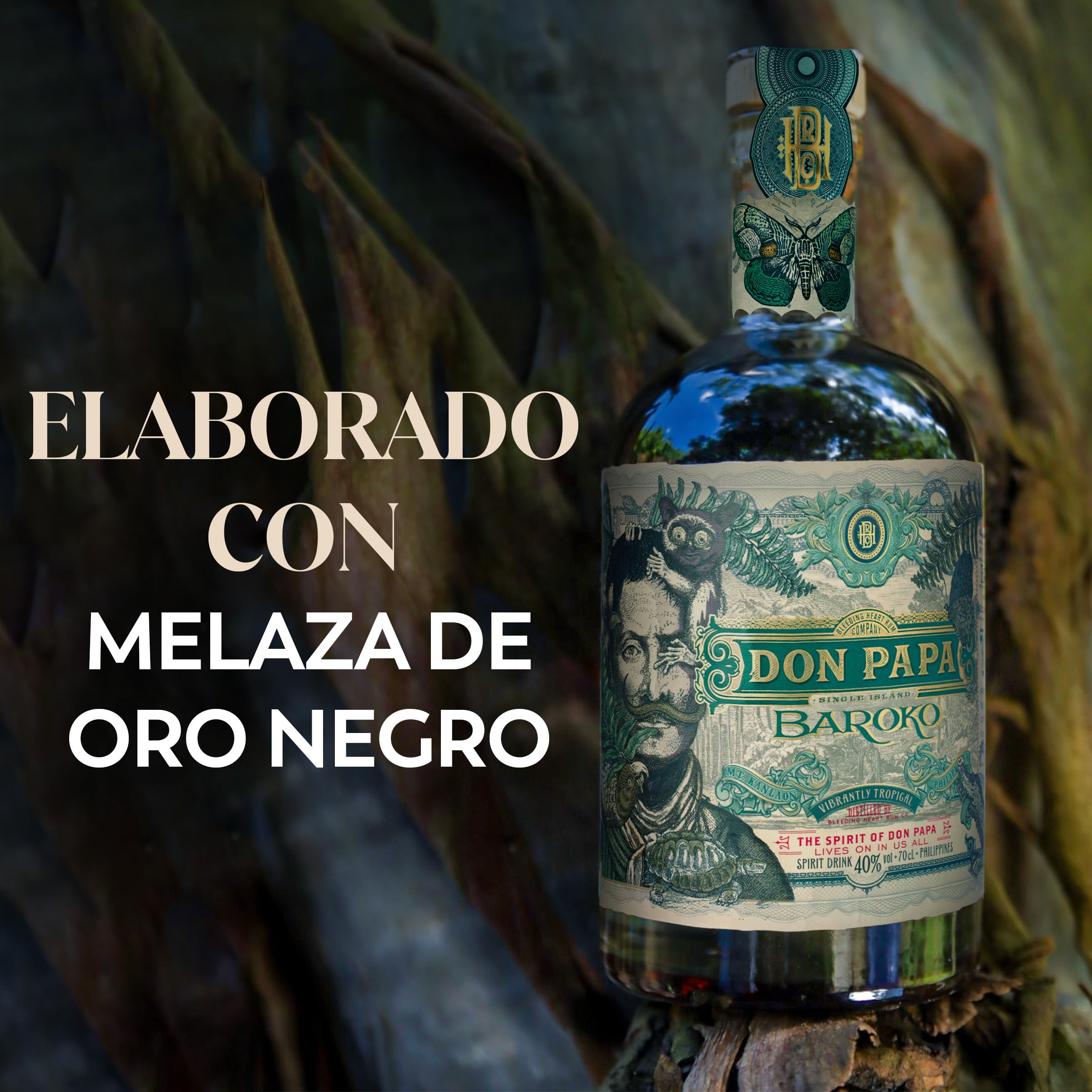Don Papa Baroko Ron Infusionado 700 ml 40% vol Filipinas