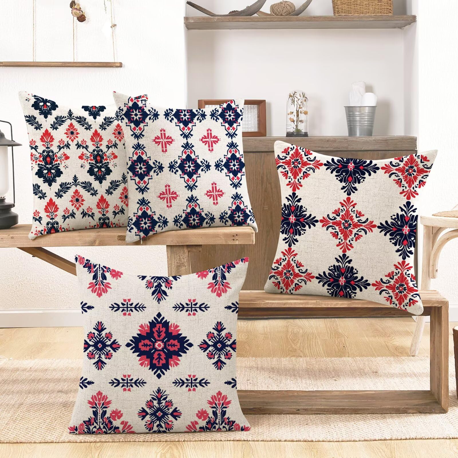 Coussin extérieur imperméable pour protéger vos assises de jardin avec style vintage f254