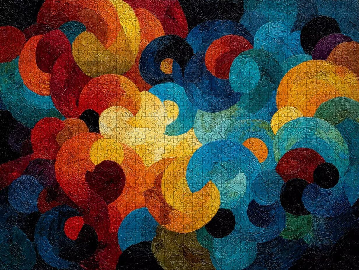Niebieskie drewniane puzzle, 142 x 86 cm, abstrakcyjne puzzle, 4000 sztuk, dla dorosłych, z pudełkiem, edukacyjna, wymagająca gra, łatwe do odróżnienia, letnie prezenty, piękna dekoracja, 8-2322