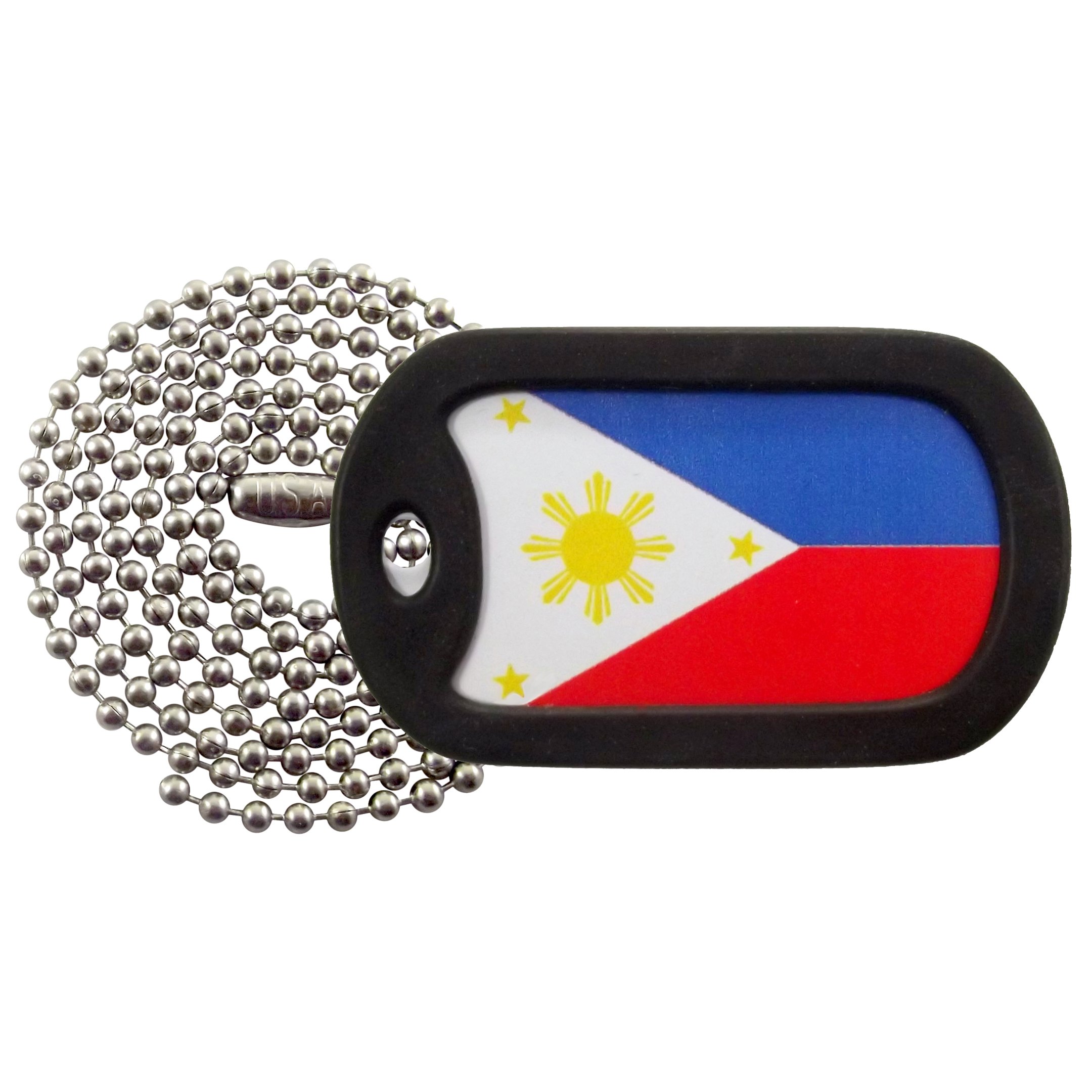 Buy TagZ Dog Tags Filipino of The Philippines Dog Tag Necklace