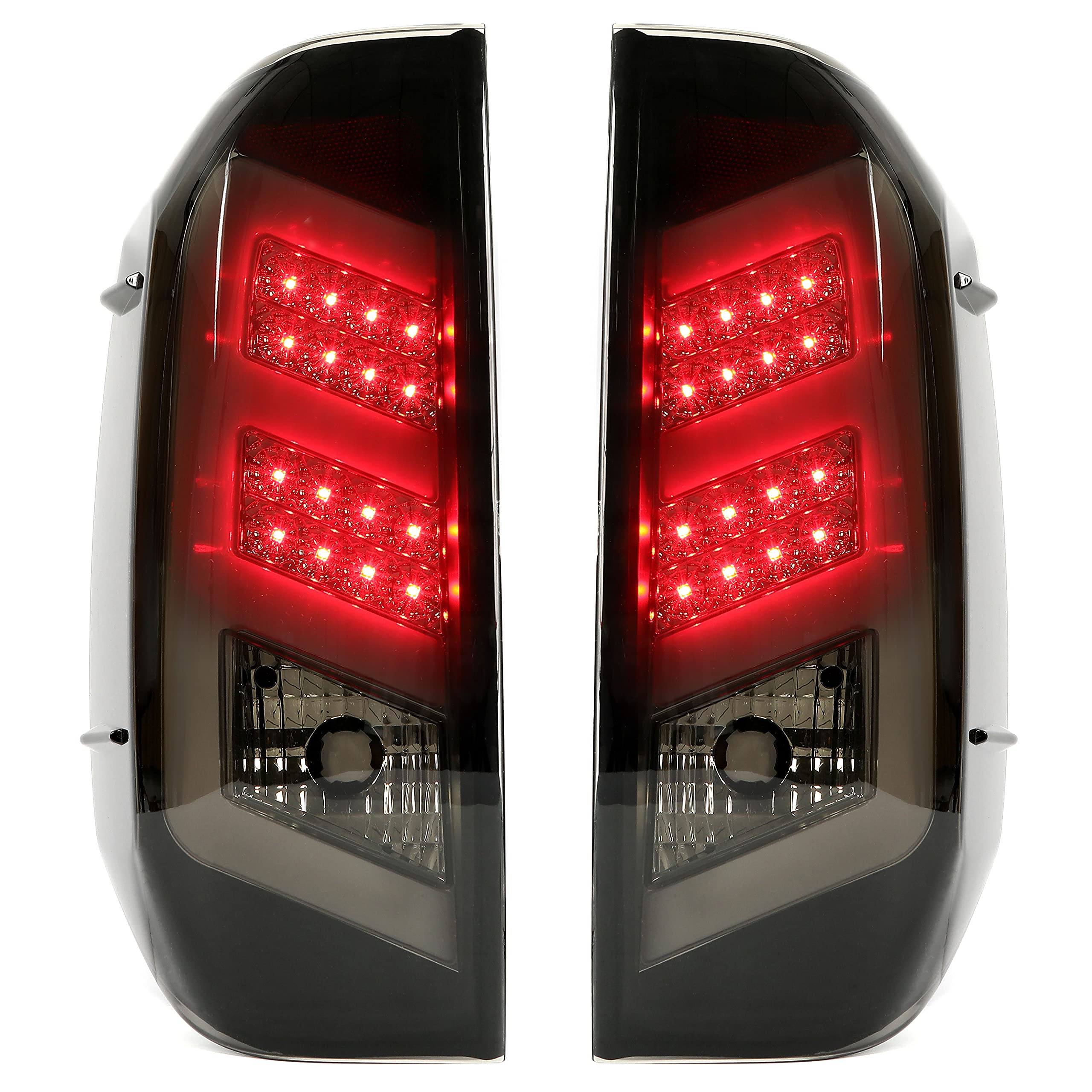 LED Tail Lights For 2014-2021 Toyota Tundra - Replacement Pair With Tube Design, Left + Right
