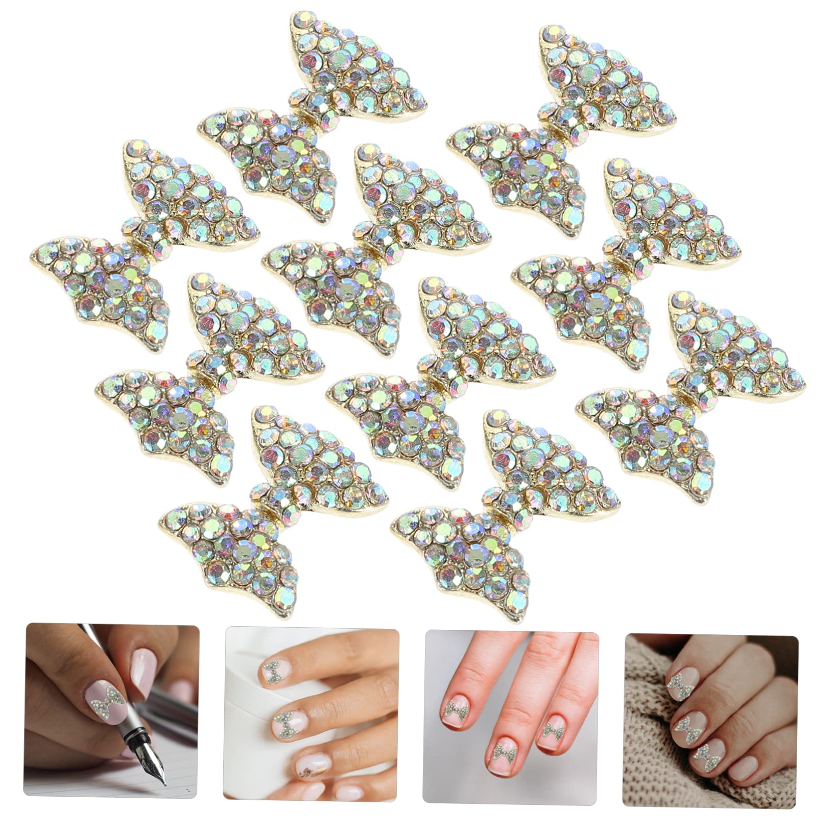 5 Ensembles Accessoires De Nail Art Décorations Outils Pour Ongles Naturels Et Artificiels Fournitures De Diy 10 Pièces * 5