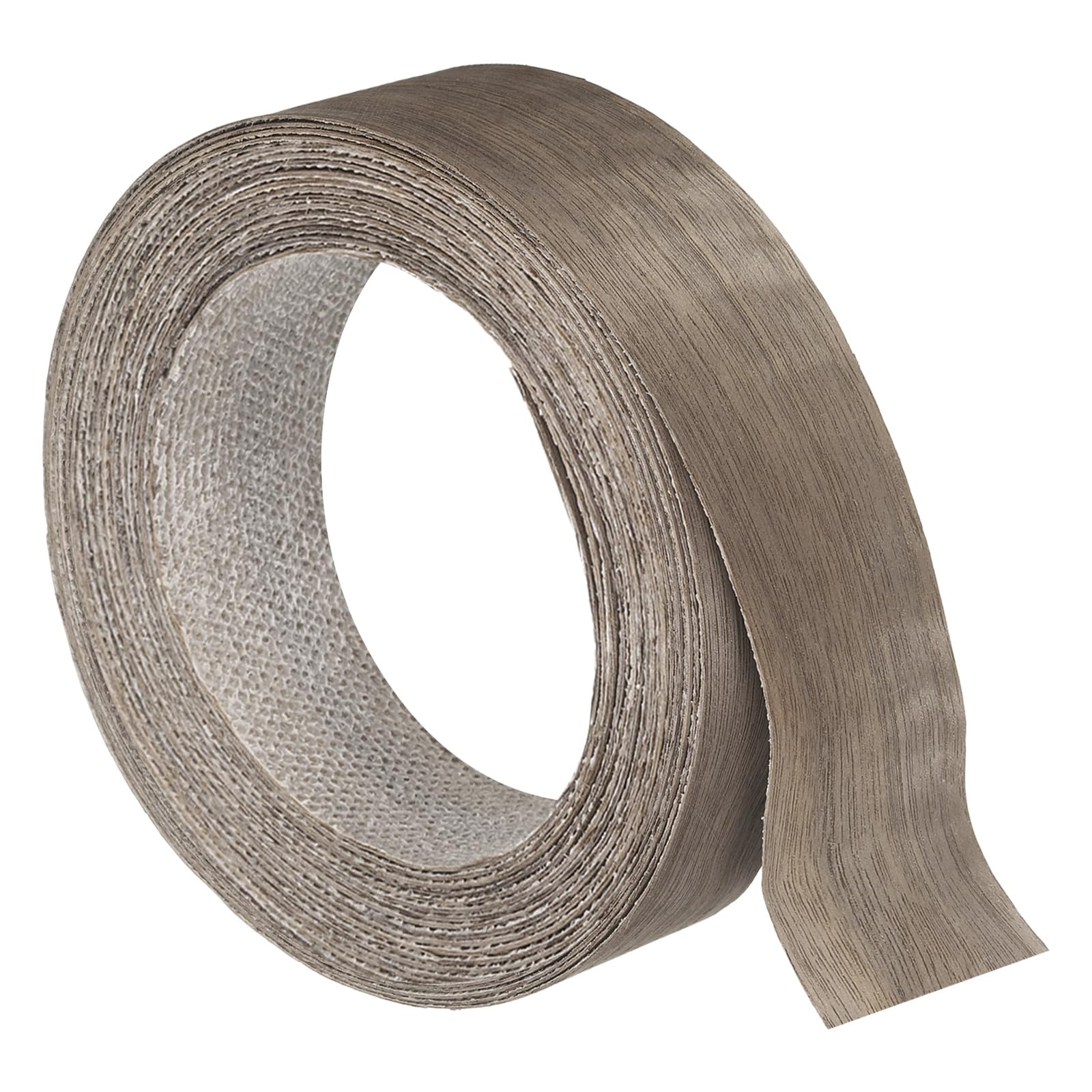 sourcing map 50mm x 8m (WxL) Wood Veneer Edge Banding, Pre-Glued Flexible Walnut Edging Strips, Iron on with Hot Melt Adhesive Wood Tape for Cabinet Repair and Furniture Restoration