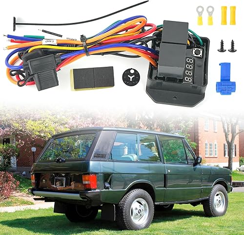 GOMADEIT Controlador de ventilador eléctrico compatible con Honda Accord Civic Ford F-350 Mondeo Mazda 929 Suzuki Swift Nissan Patrol Controlador de