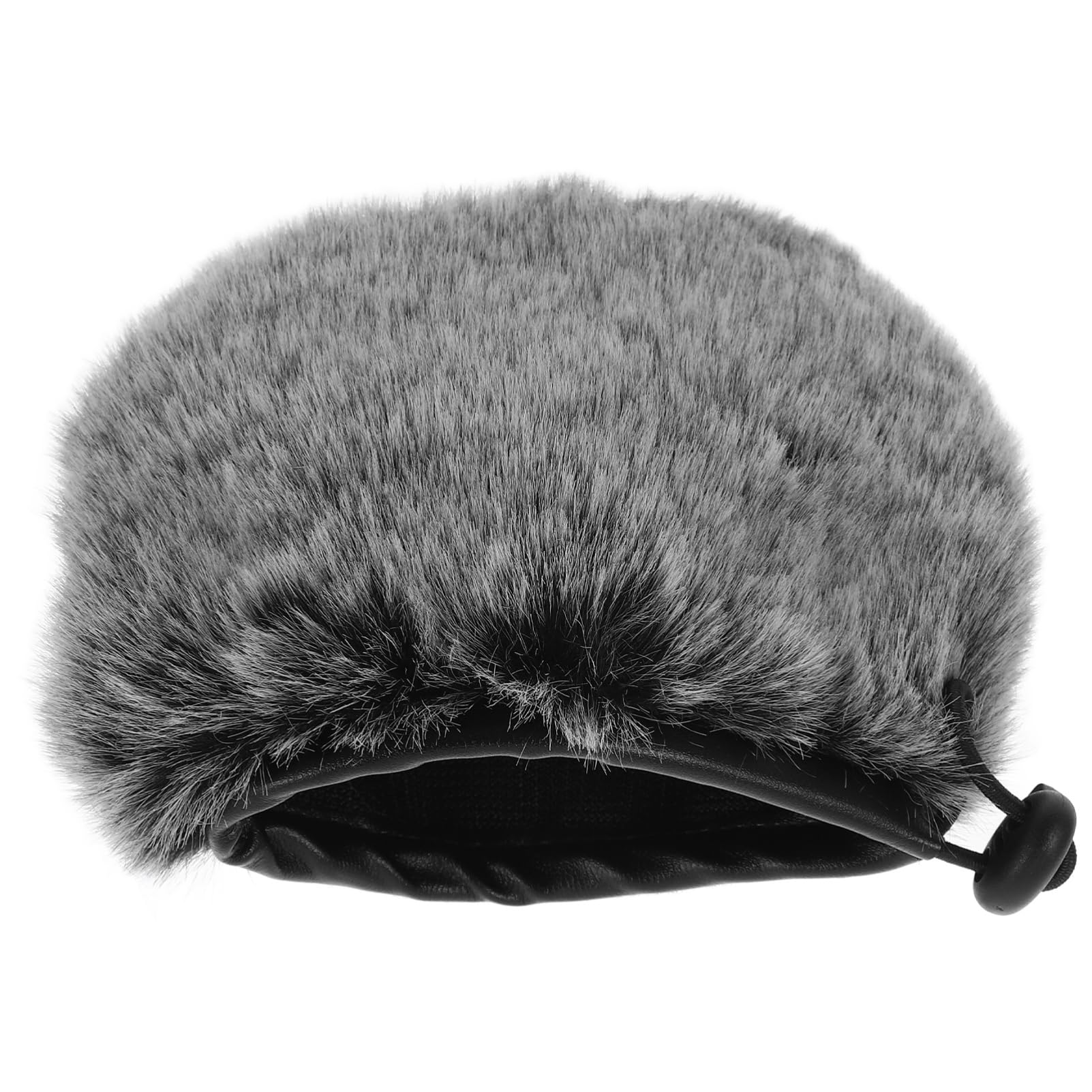 HANABASS Drawstring Plush Microphone Cover Microphone Protector for Washable and Reusable Mic Plush Covers Provides Comfortable Recording Experience for Conferences