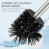 FORIOUS SUS304 Toilet Brush – Reinforced metal connecting joint
