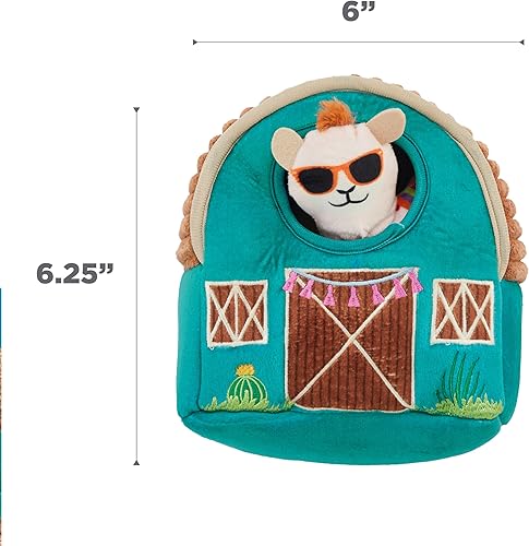 Vista 27 de Outward Hound Hide A - Paquete de 3 zorros chirriantes de peluche de repuesto para perros, rompecabezas