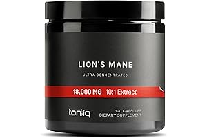 Innosupps 10X Ultra Strength Lions Mane Mushrooms 120 Veggie Capsules